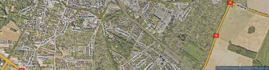 Zdjęcie satelitarne Stroma ul.